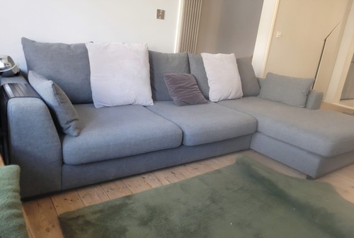 Dfs grey acrylic - grey, fabric
