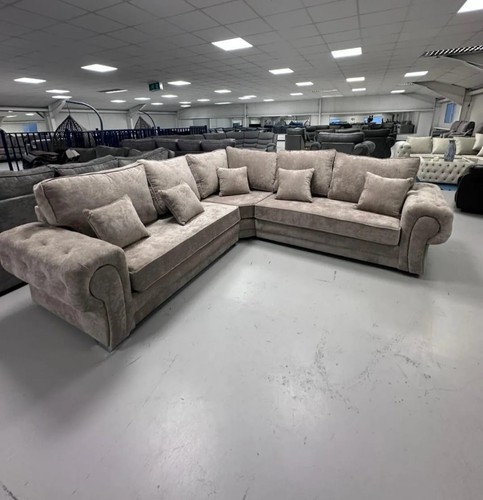 Vegas corner sofa - sofa, mink