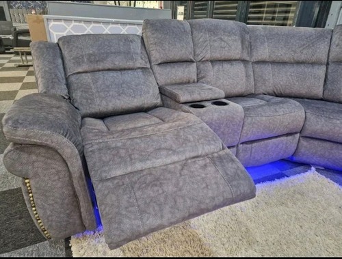 Luxury grey corner - corner, sofa