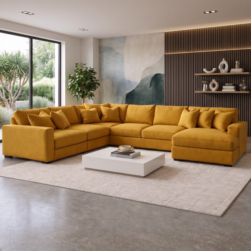 Shaped corner sofa chaise - corner,