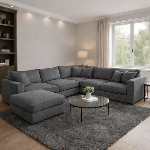 Luxury ruby corner sofa - luxury|,