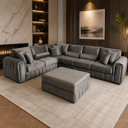 Luxury lilly 2c3 corner sofa - lilly,