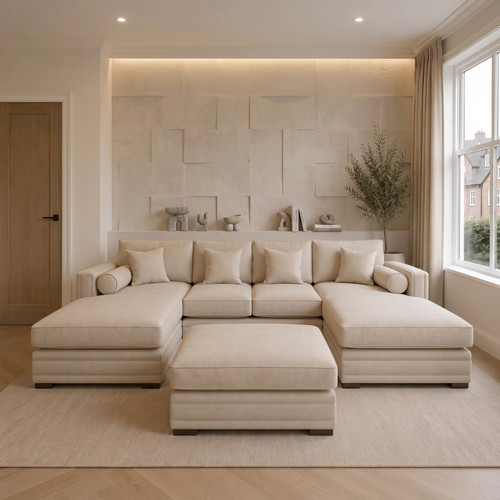 New large cream shape - new,