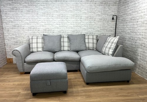Dfs owen grey corner - grey, sofa