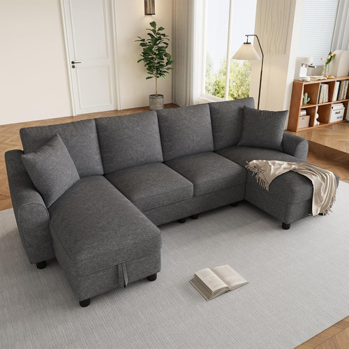 Shaped corner sofa sale - u,