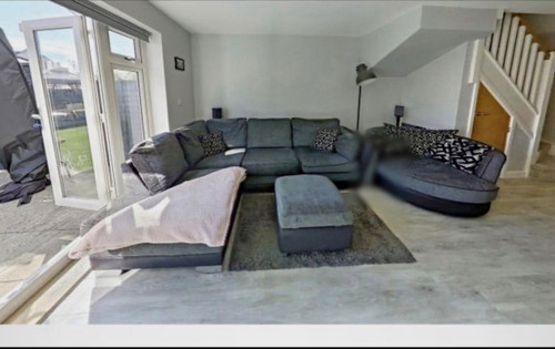 Dfs grey fabric - dfs, corner