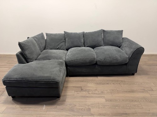 Harry grey fabric - large, left