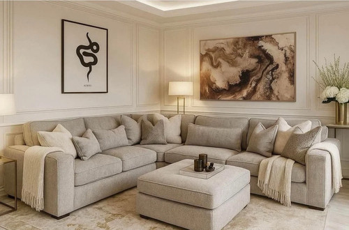 Ruby corner shape sofa - sofa, |